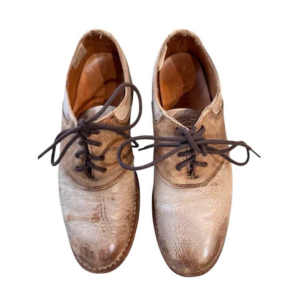 BED|STU Women's Oxford Shoe Tan Rustic  Size US 6.5.